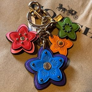 Coach flower charm